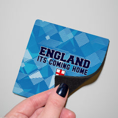 England 1990 3rd Shirt - Drinks Coaster - Square Or Circle