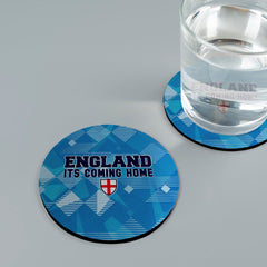 England 1990 3rd Shirt - Drinks Coaster - Square Or Circle