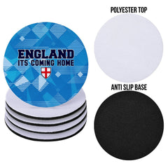 England 1990 3rd Shirt - Drinks Coaster - Square Or Circle