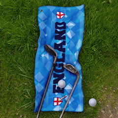 England 1990 3RD Shirt - Euro's - Golf Towel