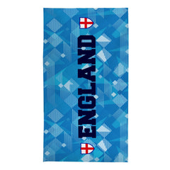 England 1990 3RD Shirt - Euro's - Retro Beach Towel - 150cm x 75cm