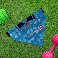 England 1990 3RD Shirt - Personalised Pet Bandana - 4 Sizes