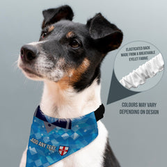 England 1990 3RD Shirt - Personalised Pet Bandana - 4 Sizes
