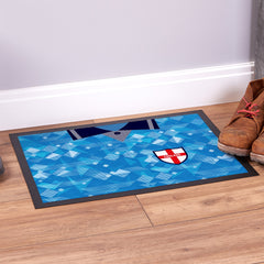 England 1990 3rd Shirt - Personalised Retro Door Mat - 60cm x 40cm