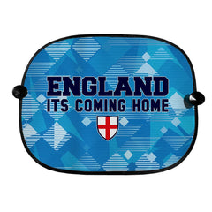 England 1990 3rd Shirt - Retro Football Car Sun Shade - Set of 2