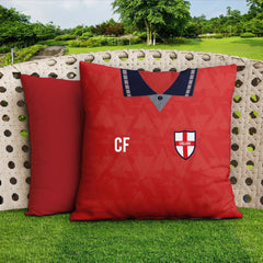 England - 1990 Away Shirt - 45cm or 61cm Retro Showerproof Outdoor Cushion