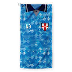 England - 1990 Third - Retro Lightweight, Microfibre Golf Towel