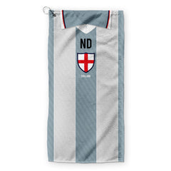 England - 1996 Away - Retro Lightweight, Microfibre Golf Towel