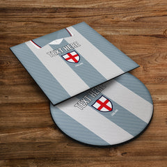 England 1996 Away Shirt - Personalised Drink Coaster - Square Or Circle