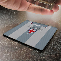 England 1996 Away Shirt - Personalised Drink Coaster - Square Or Circle