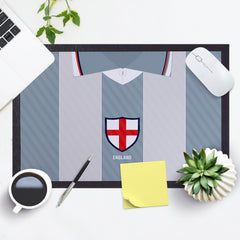 England 1996 Away Shirt - Personalised Retro Door Mat - 60cm x 40cm