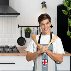 England - 1996 Away Shirt - Retro Football Novelty Water-Resistant, Lazer Cut (no fraying) Light Weight Adults Apron
