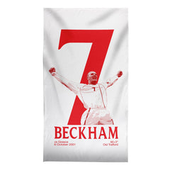 England Beckham 7 - Football Legends - Beach Towel - 150cm x 75cm