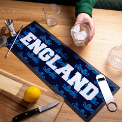 England Blue Lion - Bar Runner