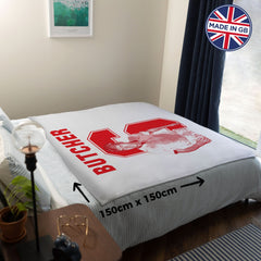 England - Butcher 6 - Fleece 150cm X 150cm