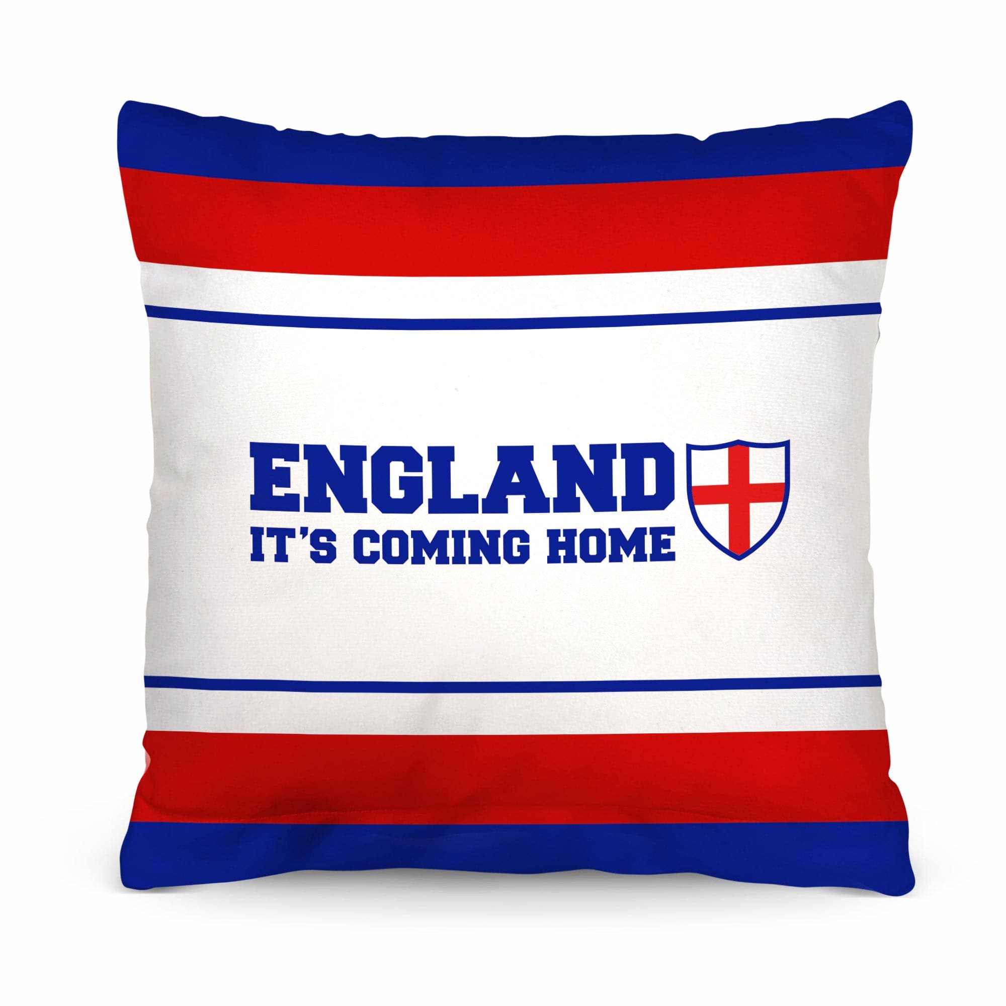 England - It's Coming Home - Retro Pattern Cushion - Two Sizes