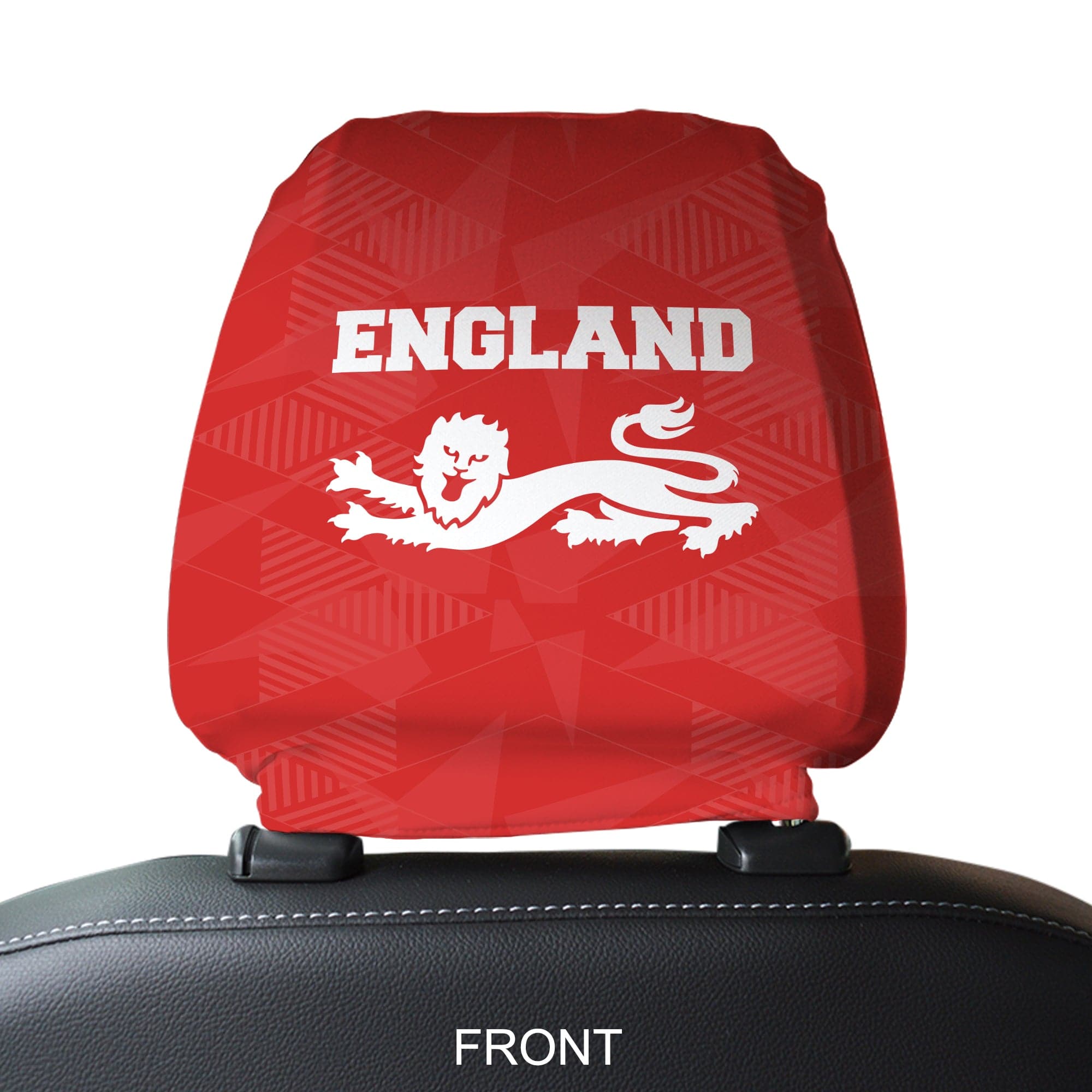 England Lion - Pack of 2 Car Seat Headrest Covers