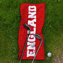 England Lion Repeat - Euro's - Golf Towel