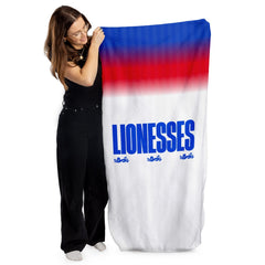 England Lionesses - EURO 2025 - Microfibre Beach Towel - 150cm x 75cm