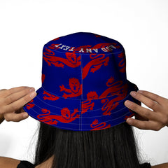 England Lions All Over - Blue Bucket Hat