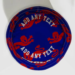 England Lions All Over - Blue Bucket Hat