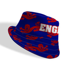 England Lions All Over - Blue Bucket Hat