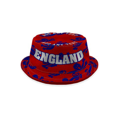 England Lions All Over - Red Bucket Hat