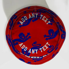 England Lions All Over - Red Bucket Hat