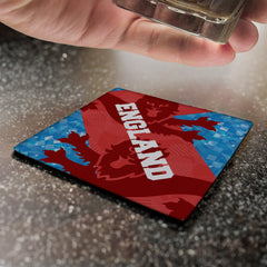 England Patchwork - Drinks Coaster - Square Or Circle