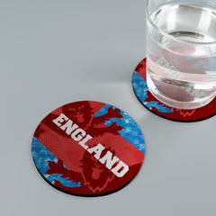 England Patchwork - Drinks Coaster - Square Or Circle