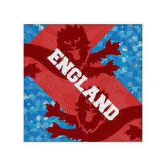 England Patchwork - Drinks Coaster - Square Or Circle