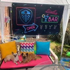 England Red Lion Pattern - 5ft x 3ft Fabric Banner