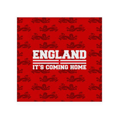 England Red Lion Pattern - Drinks Coaster - Square Or Circle
