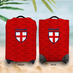 England Red Lion Pattern Luggage Cover - 3 Sizes