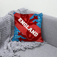 England - Retro Patchwork Cushion - Two Sizes