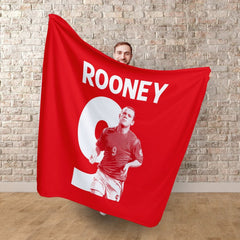 England - Rooney 9 - Fleece 150cm X 150cm