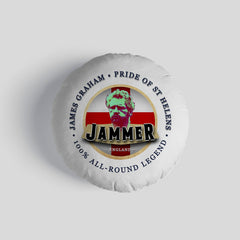 England Rugby League Jammer  - Legend Collection - Circle Cushion 14inch