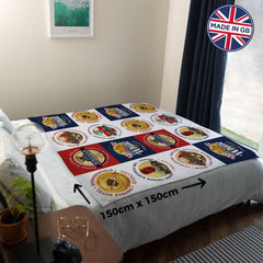 England Rugby League - Legend Collection - Fleece Blanket 150cm X 150cm