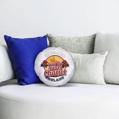 England Rugby Union Chariot  - Legend Collection - Circle Cushion 14inch