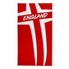England St George - Euro's - Retro Beach Towel - 150cm x 75cm