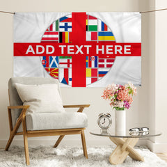 England St George - Flags - 5 X 3 Personalised Banner