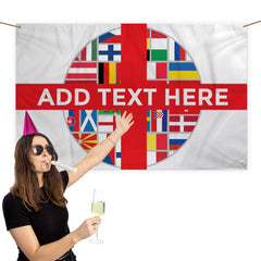 England St George - Flags - 5 X 3 Personalised Banner