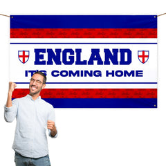 England Stripe - Personalised 5ft x 3ft Fabric Banner