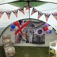 England Stripe - Personalised 5ft x 3ft Fabric Banner