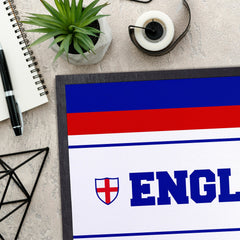 England Stripe -  Retro Door Mat - 60cm x 40cm