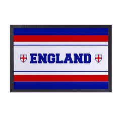 England Stripe -  Retro Door Mat - 60cm x 40cm