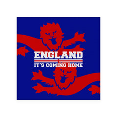 England Two Red Lions - Drinks Coaster - Square Or Circle