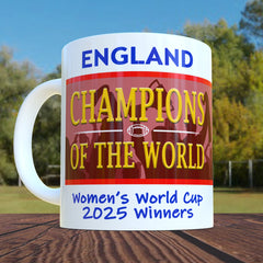 England Women World Cup Winners Mug - Rugby Final Cup 2025 Champions