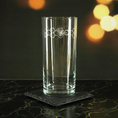 Engraved Bees Set of 4 Patterned Hiball 12oz Glasses