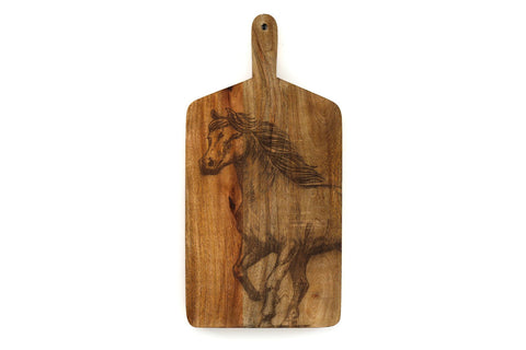 Engraved Horse Chopping Board